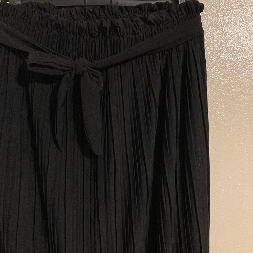 Black maxi skirt
